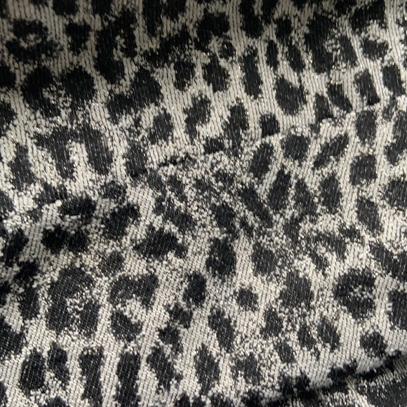 BANANA REPUBLIC MID-RISE SLOAN PANT METALLIC ANIMAL PRINT / SKINNY / STRETCH 6P - Picture 6 of 7